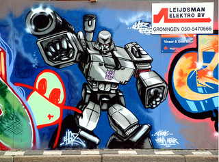 Illustration for article titled Megatron Is Mega Art Icon